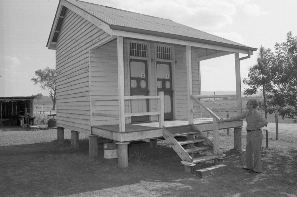 Jail at Laidley Pioneer Village and Museum, Laidley, November 1977