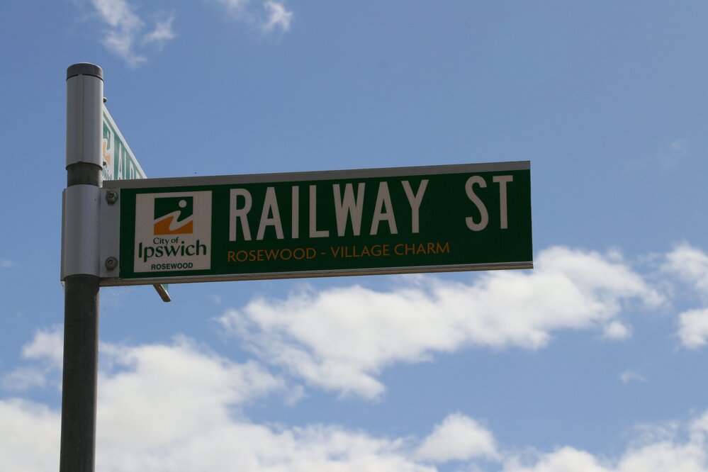 Railway Street, Street Sign, 2020