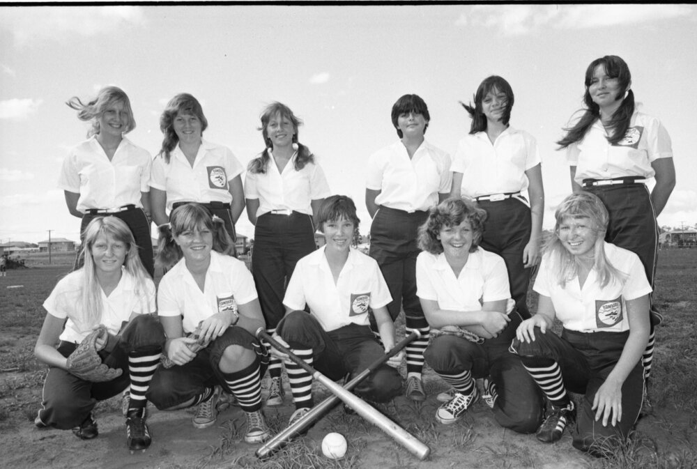 Ipswich Bombers Softball Team, Ipswich, February 1978