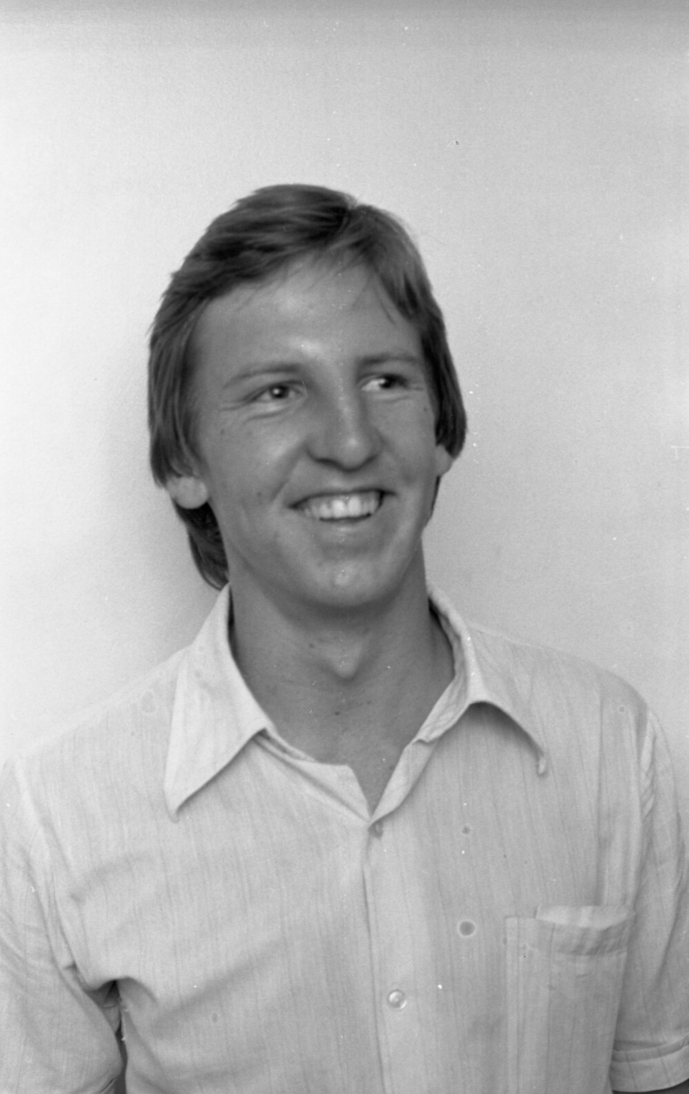 Unidentified cricketer, Ipswich, February 1978