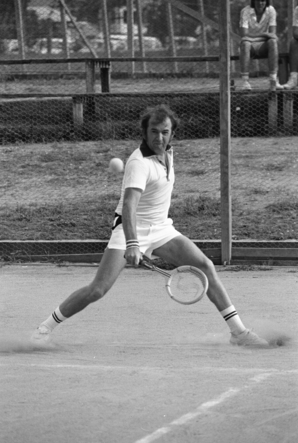 Unidentified tennis player, Ipswich, Queensland, February 1978