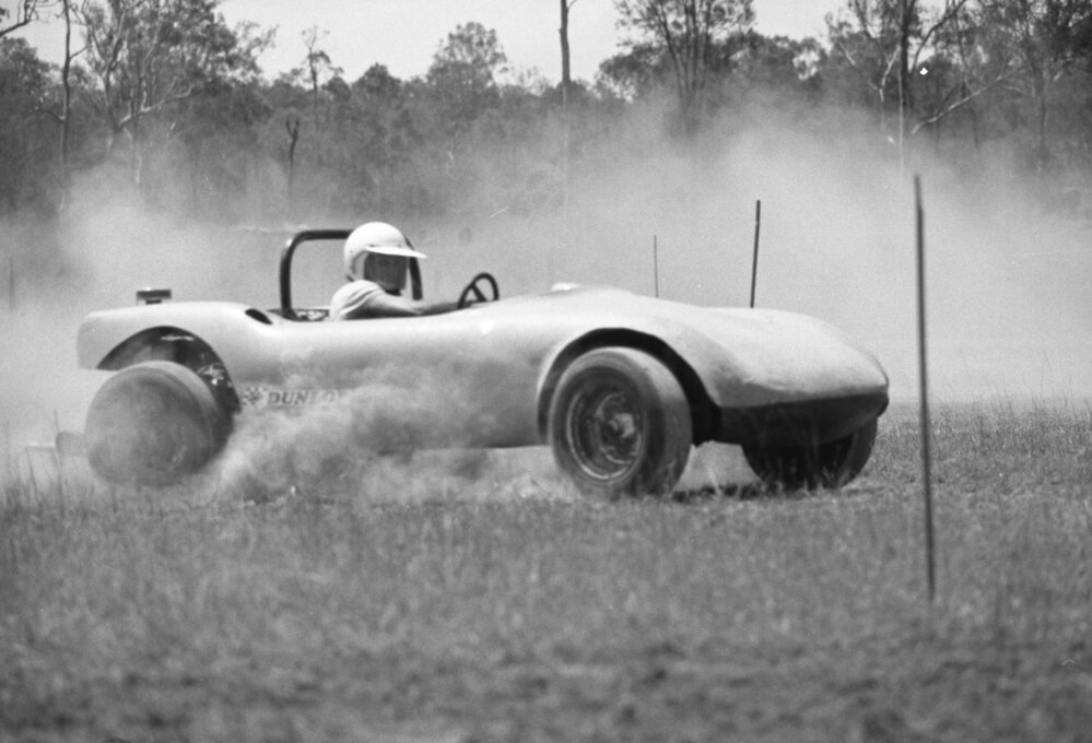 Unidentified driver from the West Moreton Auto Club, Ipswich, Queensland, February 1978