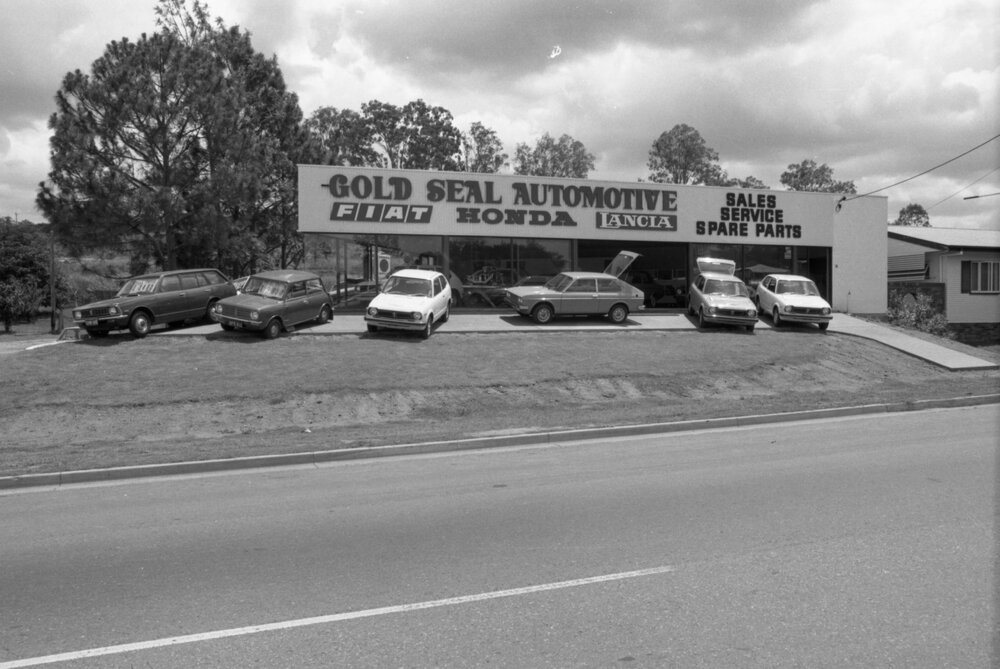 Gold Seal Automotive Car Dealership, Ipswich, Queensland, 14th February 1978