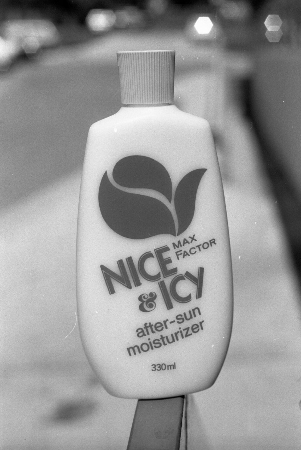 Advertising of beauty products, Ipswich, November 1977