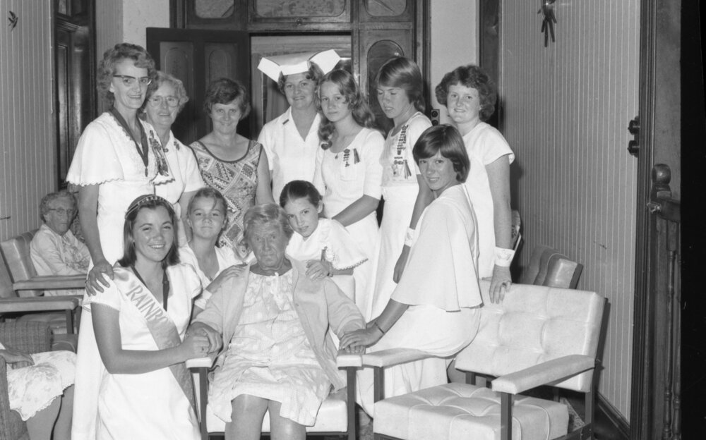 Thought to be St Michael's Nursing Home, Newtown, November 1977