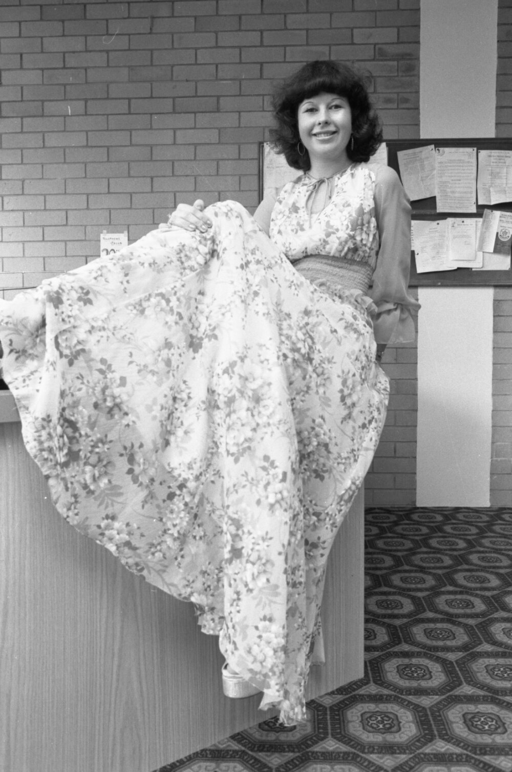 Belle of the ball, Ipswich, November 1977