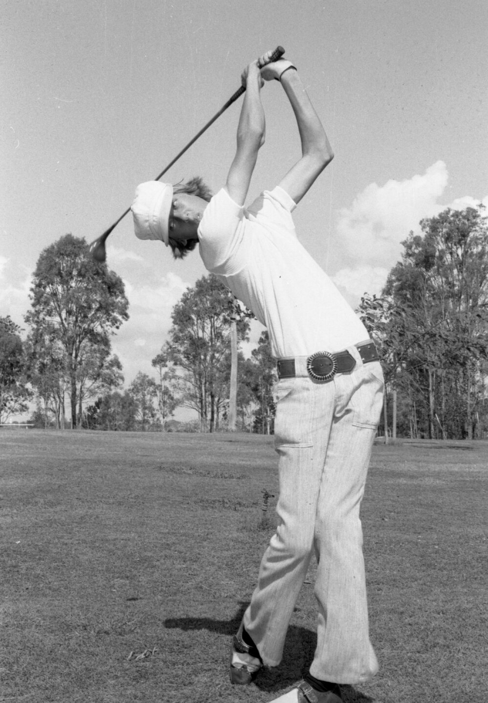 Golf course, Ipswich, November 1977