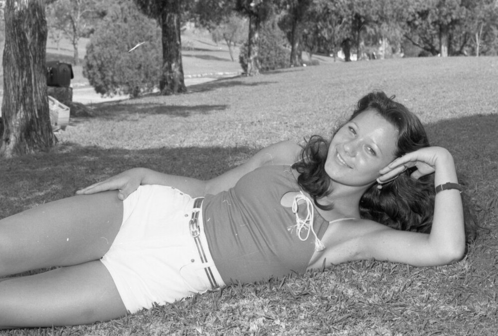 Christine Nunn at Queens Park, Ipswich, November 1977
