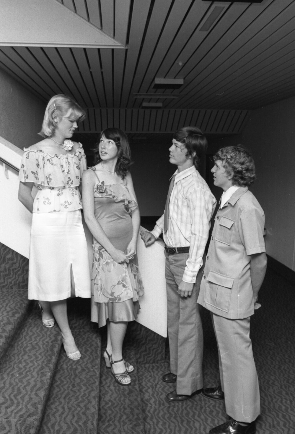 Students of Bremer State High School at an event, held at the Ipswich Civic Centre, Ipswich, November 1977