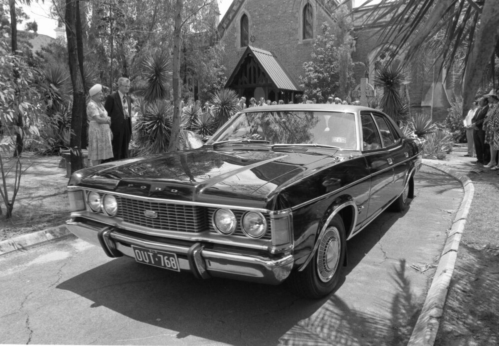 Evan Marginson's funeral procession at St Paul's, Ipswich, November 1977