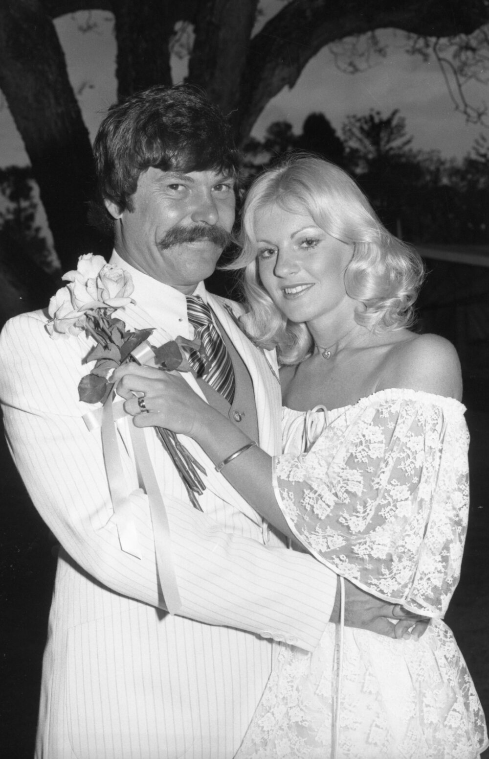 Newly weds, Ipswich, November 1977