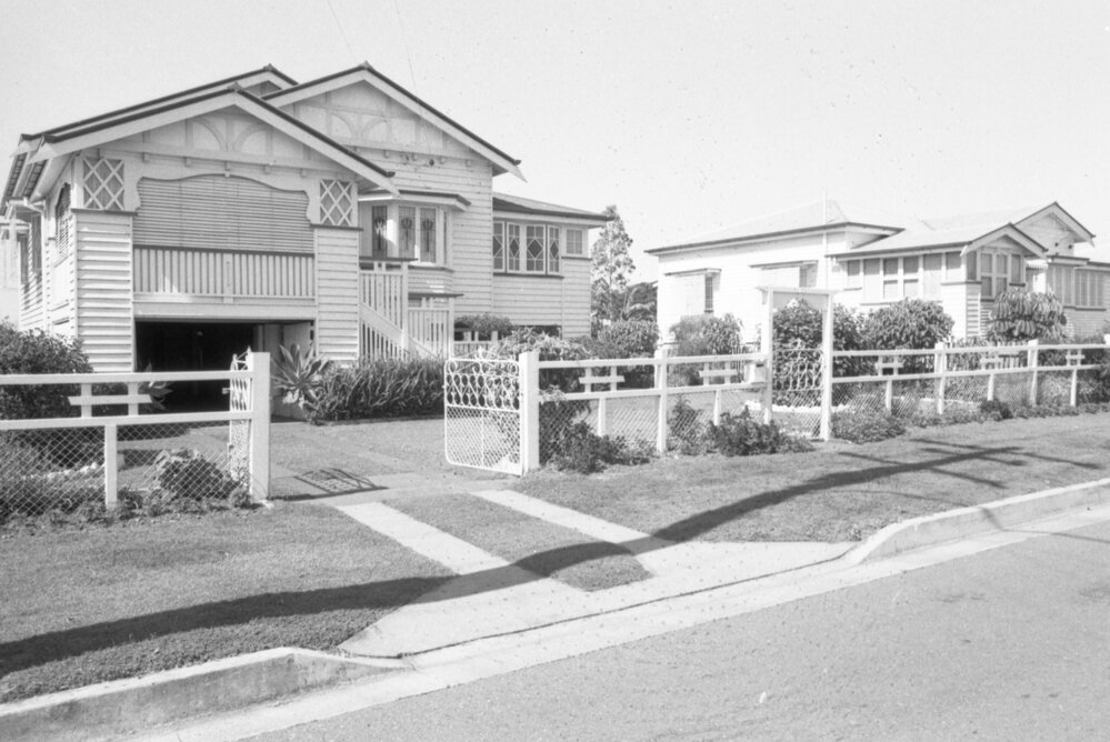 Houses on Glebe Road, Newtown, Ipswich, November 1977