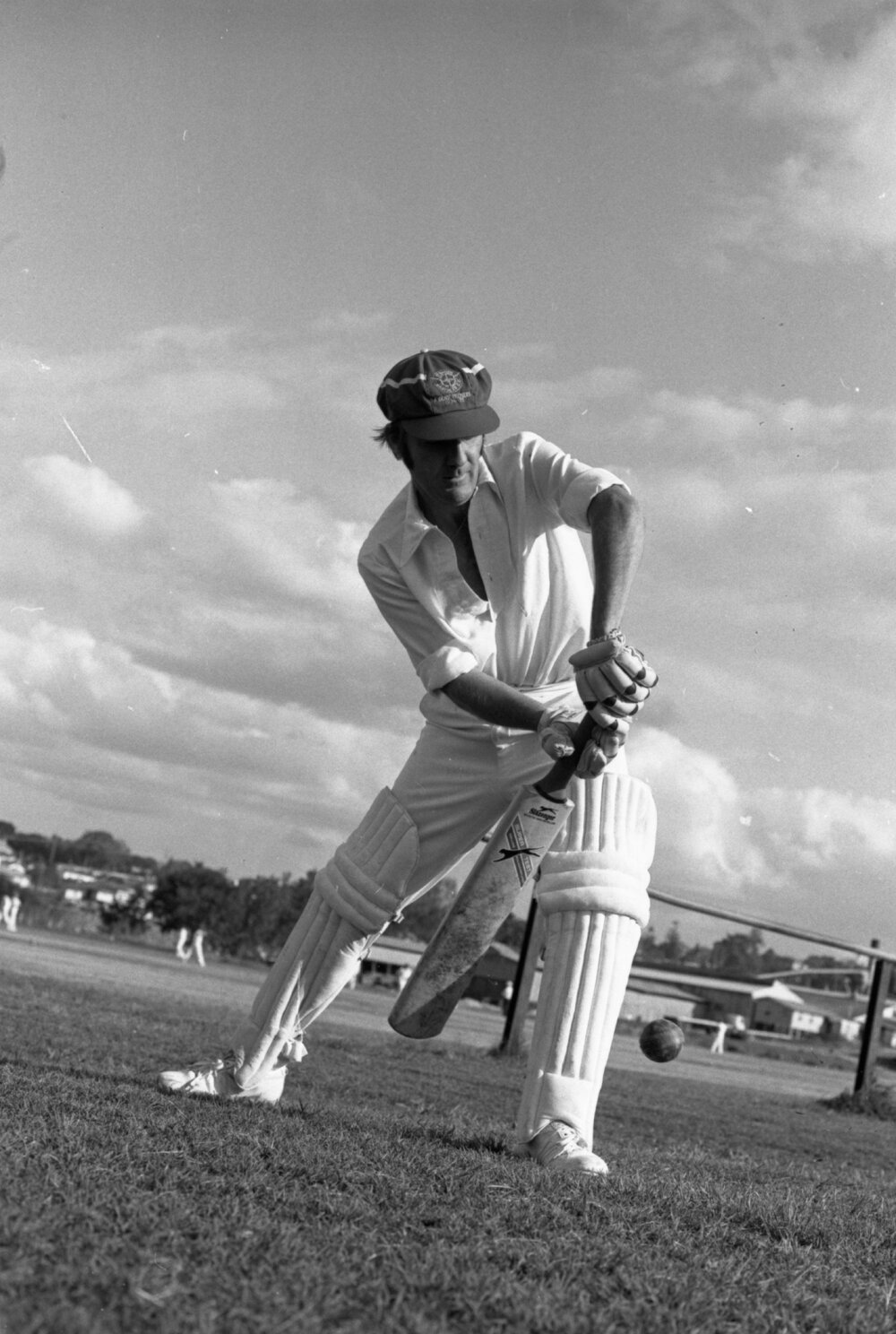 Cricket player Kevin Francis Maher, Ipswich, November 1977