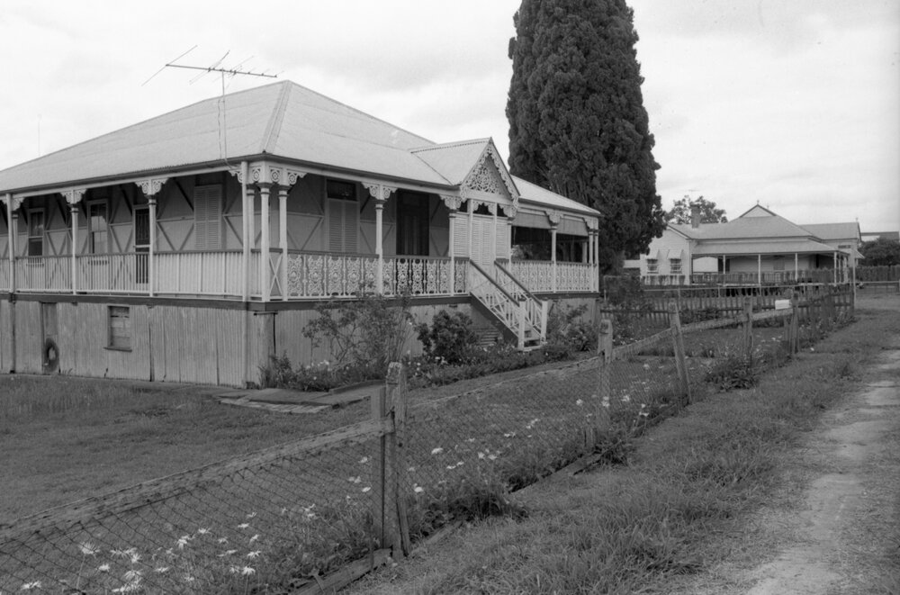 Streetscape thought to be in the Ipswich region, November 1977