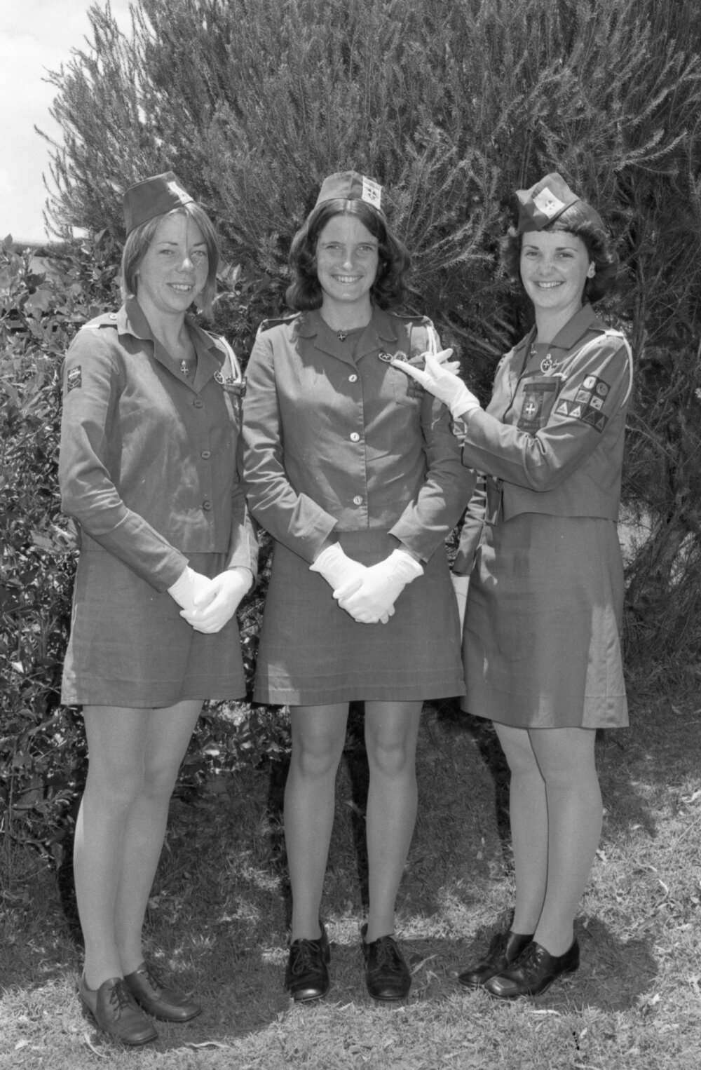 Girls Brigade members, Ipswich, November 1977