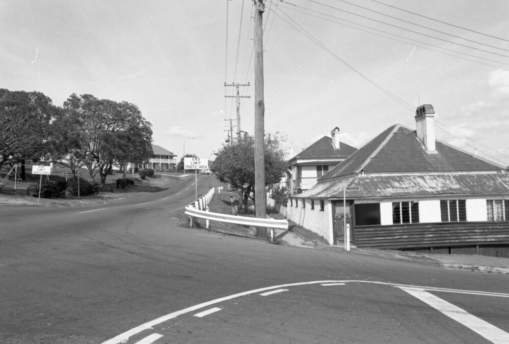 Corner of Waghorn and Limestone Street, Ipswich, November 1977