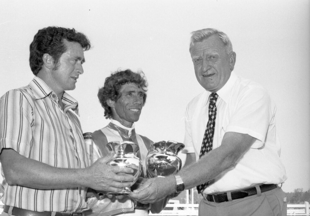 Winner at the Bundamba races, Bundamba, November 1977