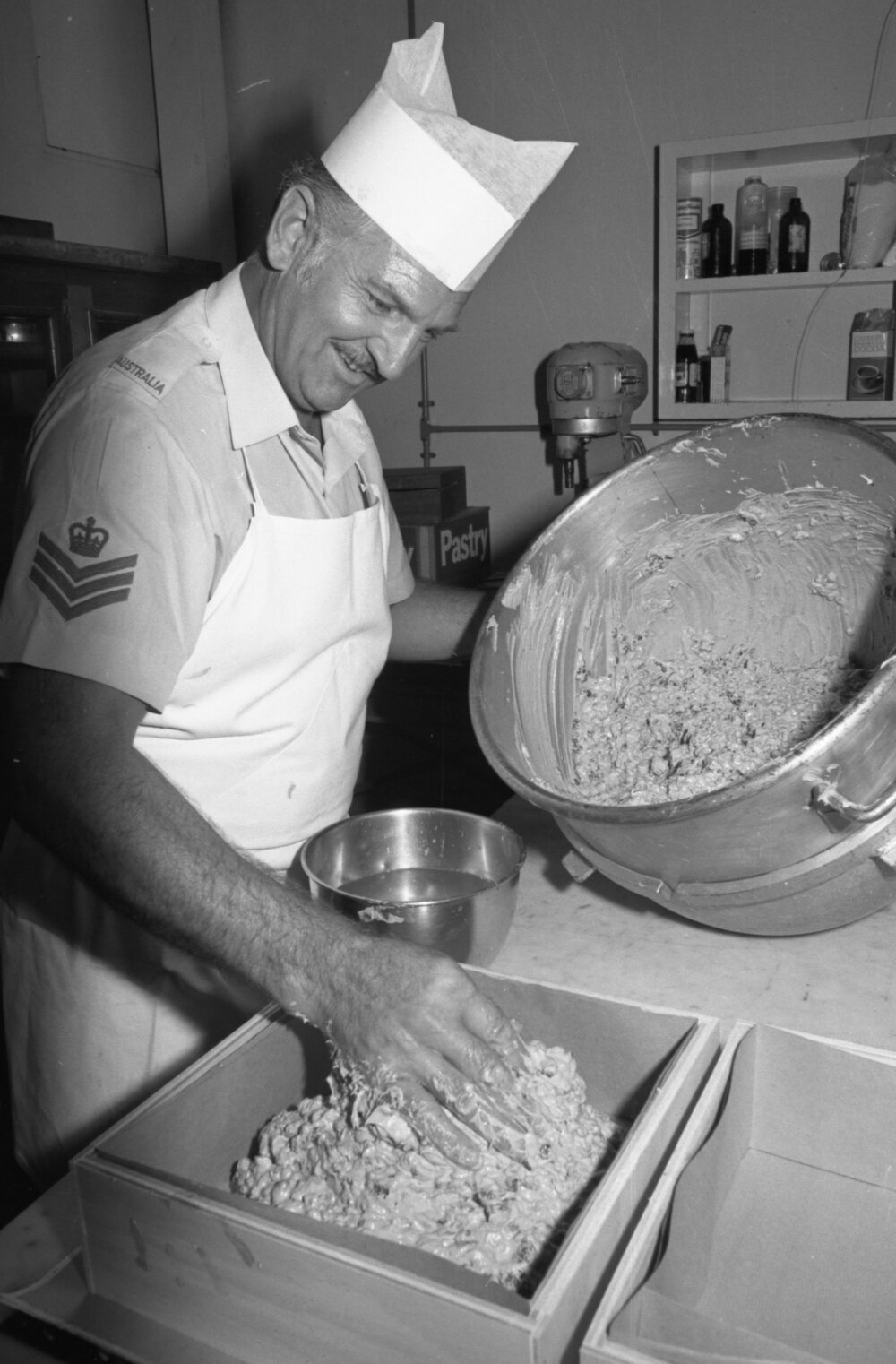 Chefs at the RAAF, Amberley, November 1977