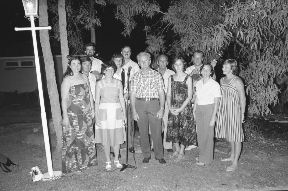 Members of the Lawrance family, Ipswich, February 1978