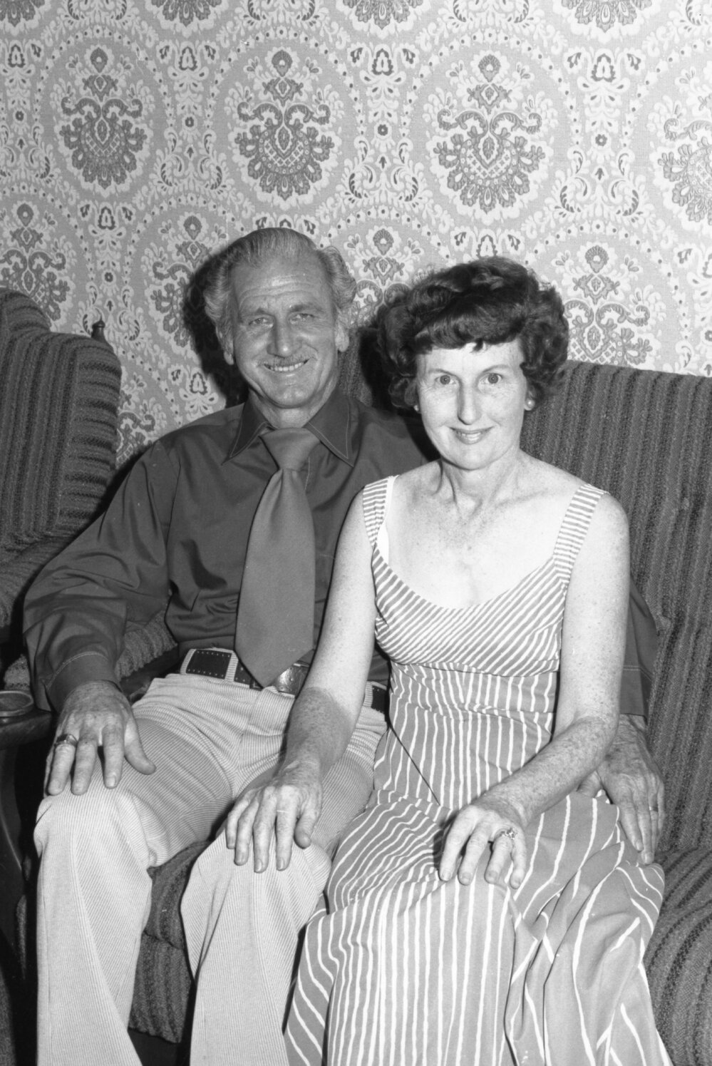 Mr and Mrs Preston, Ipswich, 1st October 1977