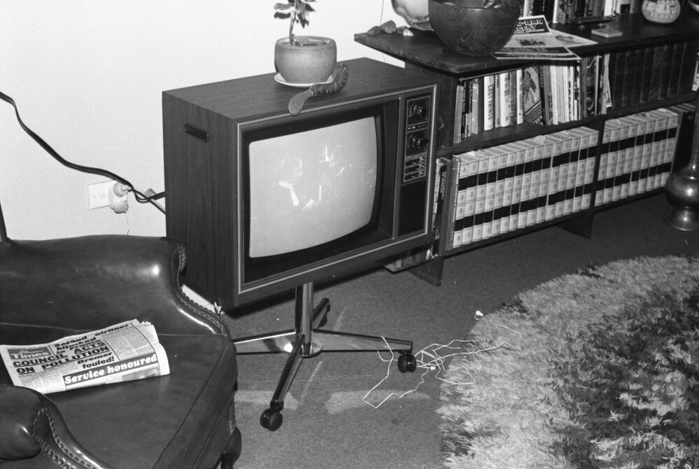 New colour TV, Ipswich, 2nd October 1977