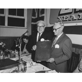 Function marking 25 years association between Modern Motors and the Ford Motor Company, Ipswich, 1963