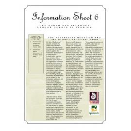 Australian South Sea Islanders, Information Sheet 6, Labour Debate