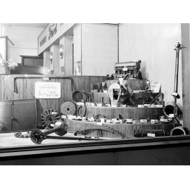 Modern Motors display window, 50 years of Ford, corner of Gordon and Brisbane Streets, Ipswich, 1953