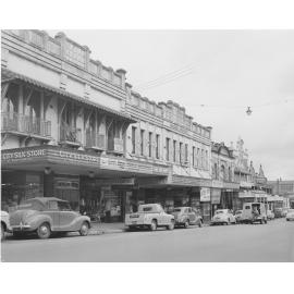 Nicholas Street buildings, looking north, Ipswich, 1956