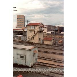 Signal box, Ipswich railway, c.1985