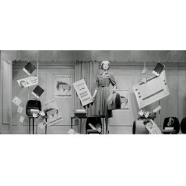 Cribb And Foote Window Display of Remington Portable Typewriters, Ipswich, 1958
