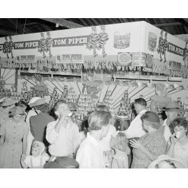 Show crowds at the Tom Piper display, Ipswich Show, Ipswich, 1958