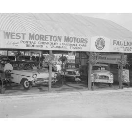 West Moreton Motors and Faulkner Motors display at the Ipswich Show, Ipswich, 1958