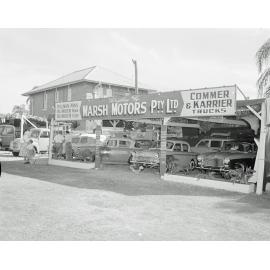 Marsh Motors display, Ipswich Show, Ipswich, 1958