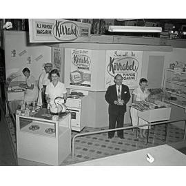 Staff at the Kirrabel All Purpose Margarine display, Ipswich Show, Ipswich, 1958