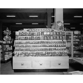 Cribb & Foote Hardware, Andersons seed packet display, Bell Street, Ipswich, 1958
