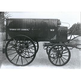Night cart [night soil cart],  Ipswich, 1907-1910