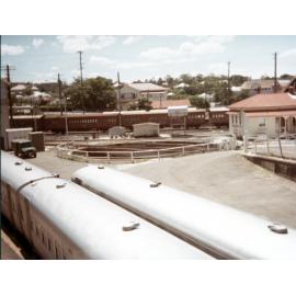 Turntable at Ipswich Station, c.1985