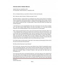 Transcript of interview with Councillor Heather Morrow, Division 5, Ipswich City Council, on her experiences during the Ipswich flood of January 2011, Ipswich, 2012