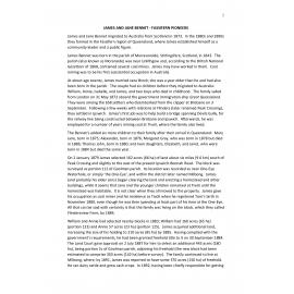 Bennet Family History