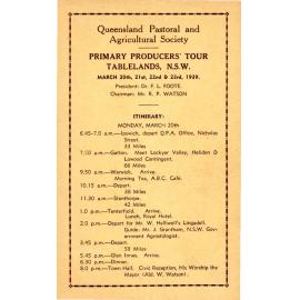 QPAS Primary Producers Tour Tablelands, NSW, from Ipswich, 1939