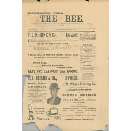 The Bee newspaper pages, No. 344 Vol. VI, Ipswich, 1909