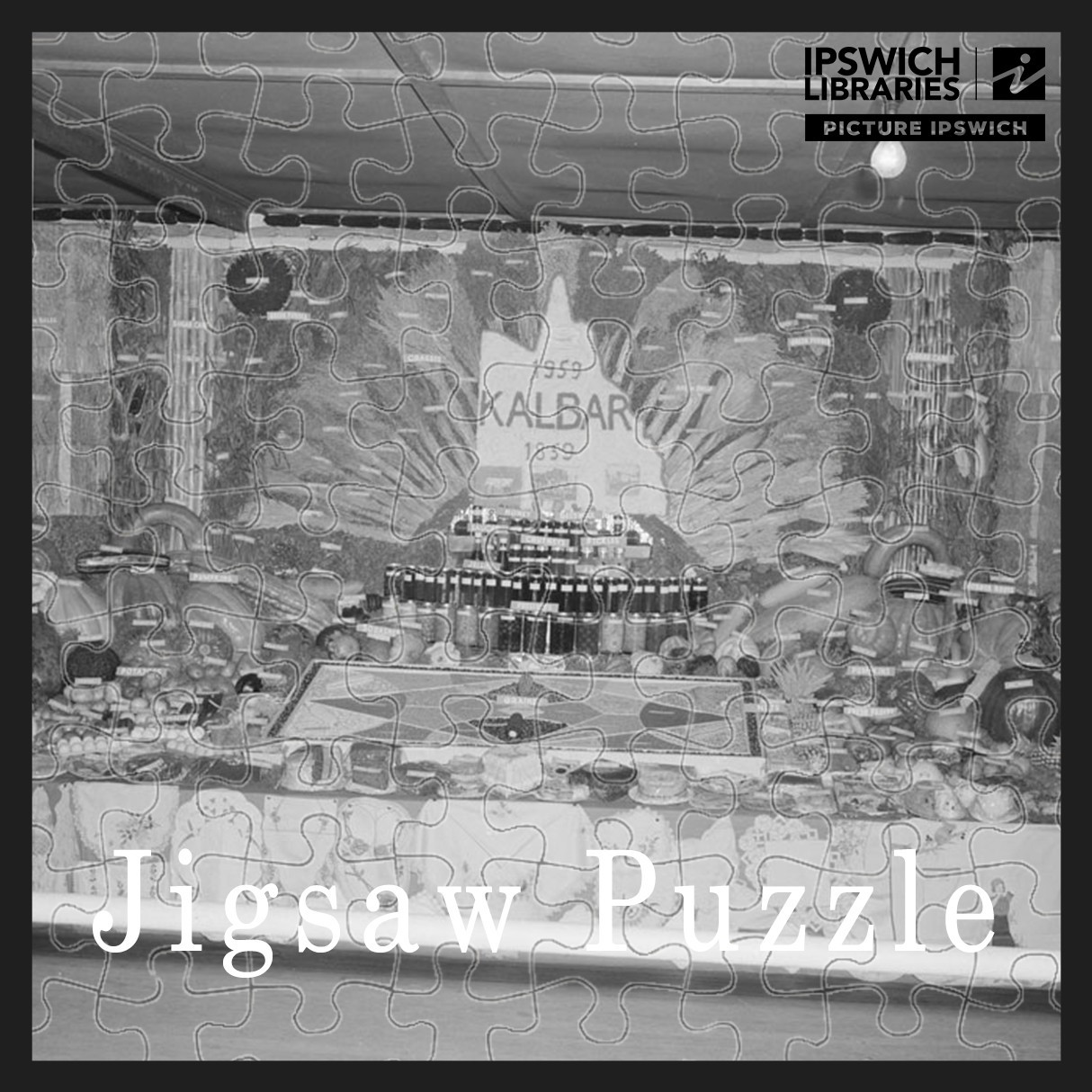 Kalbar Junior Farmers' Display, Ipswich Show, Ipswich, 1959 (Jigsaw Puzle)