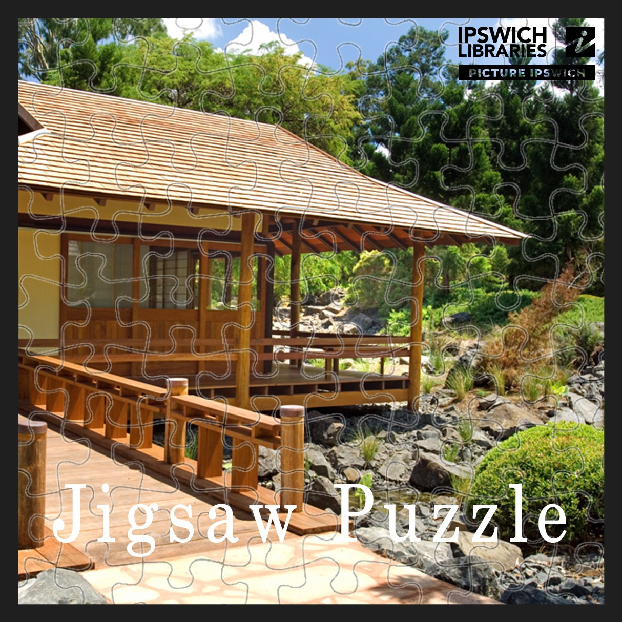 Teahouse in Nerima Gardens, Queens Park, Ipswich, 2010 (Jigsaw Puzzle)
