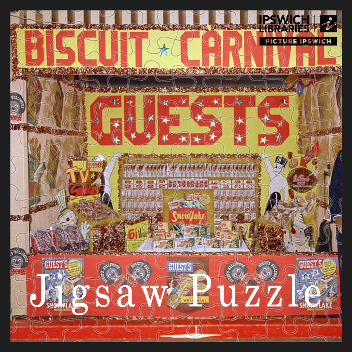 Guests Biscuits display, Ipswich Show, Ipswich,1960 (Jigsaw Puzzle)