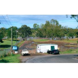 Flooded Bremer River at end of Samford Road, Leichhardt, Ipswich, 2008