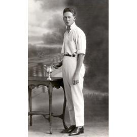 J. B. (Ben) Whyte with Freddy Betts Cup, Ipswich,  1927