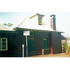 Ginn Cottage, 1 Ginn Street, view from Meredith Lane, Ipswich, 1991