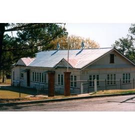Ipswich Croquet club building on Merle Finimore Avenue, Queens Park, Ipswich, 1991