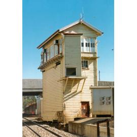 Signal box at Ipswich Railway Station, Ipswich, 1991